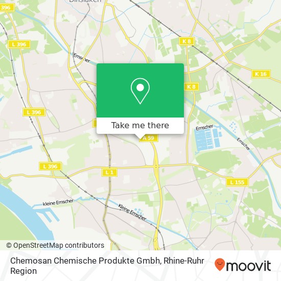 Chemosan Chemische Produkte Gmbh map