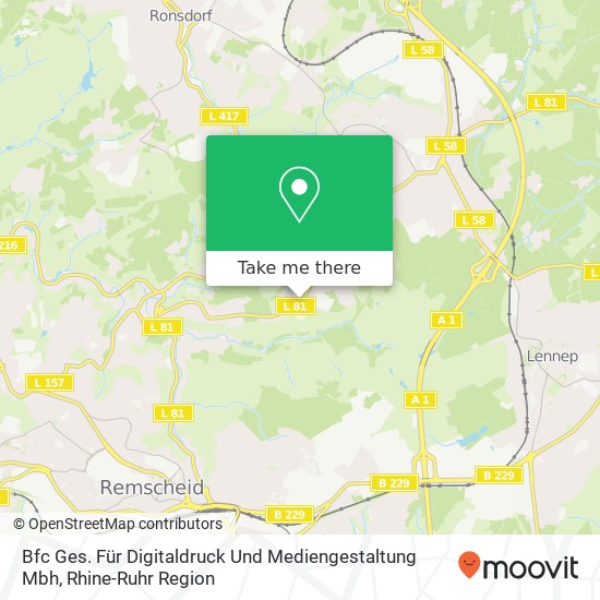 Bfc Ges. Für Digitaldruck Und Mediengestaltung Mbh map