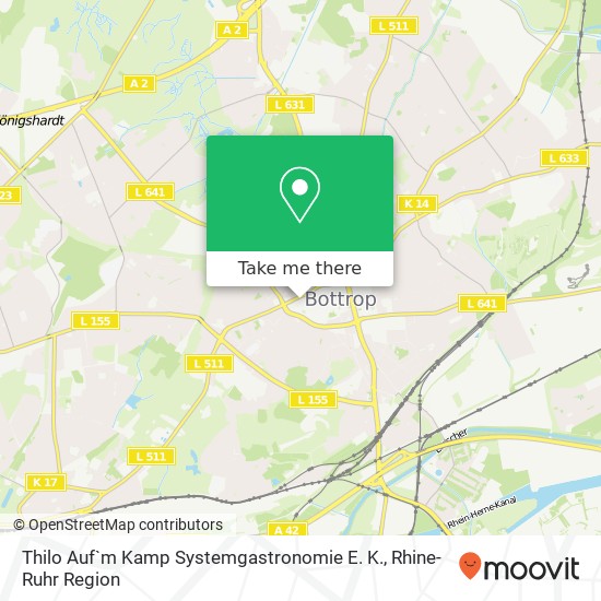 Карта Thilo Auf`m Kamp Systemgastronomie E. K.
