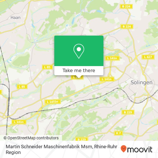 Martin Schneider Maschinenfabrik Msm map