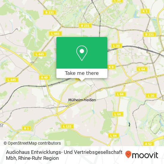 Audiohaus Entwicklungs- Und Vertriebsgesellschaft Mbh map