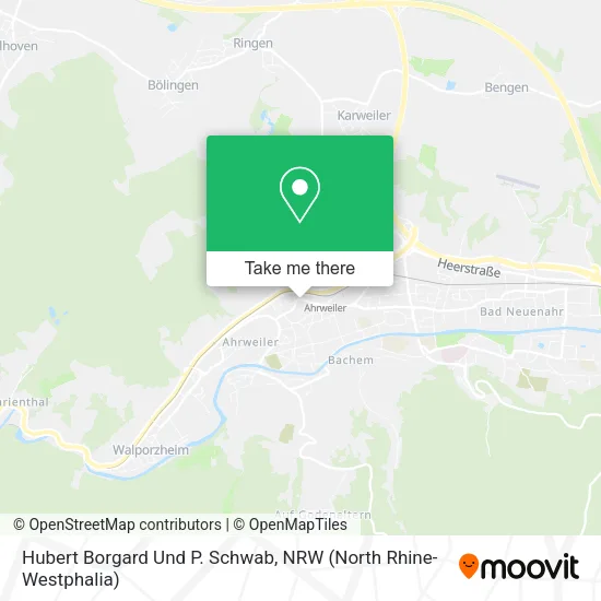 Карта Hubert Borgard Und P. Schwab