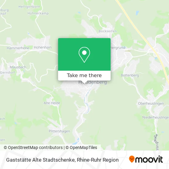 Карта Gaststätte Alte Stadtschenke