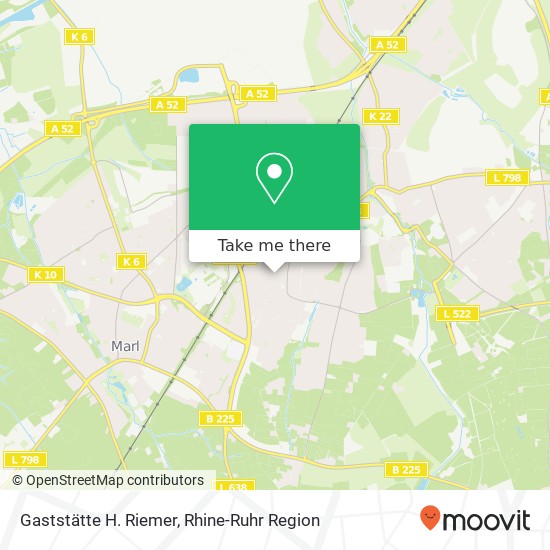 Карта Gaststätte H. Riemer