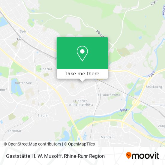 Gaststätte H. W. Musolff map