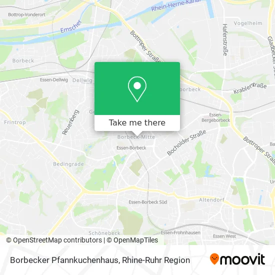 Borbecker Pfannkuchenhaus map