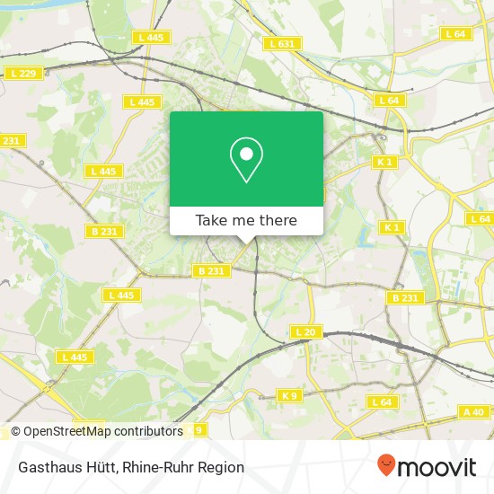 Gasthaus Hütt map