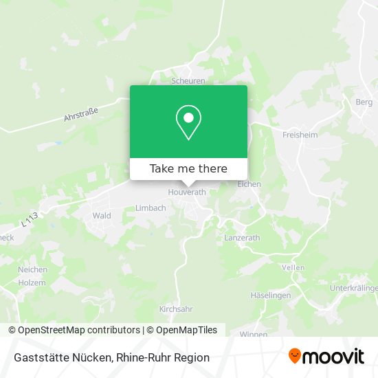 Gaststätte Nücken map