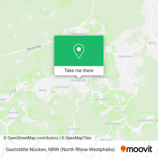 Карта Gaststätte Nücken
