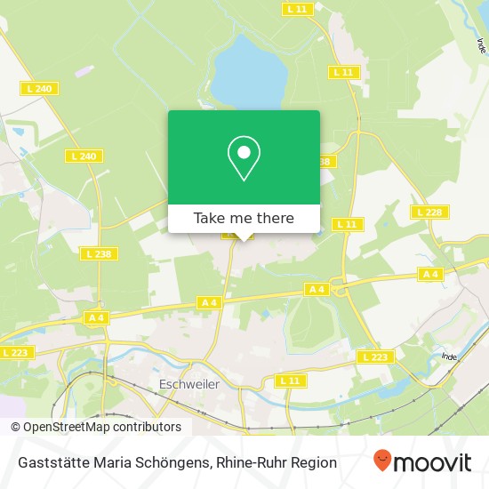 Gaststätte Maria Schöngens map