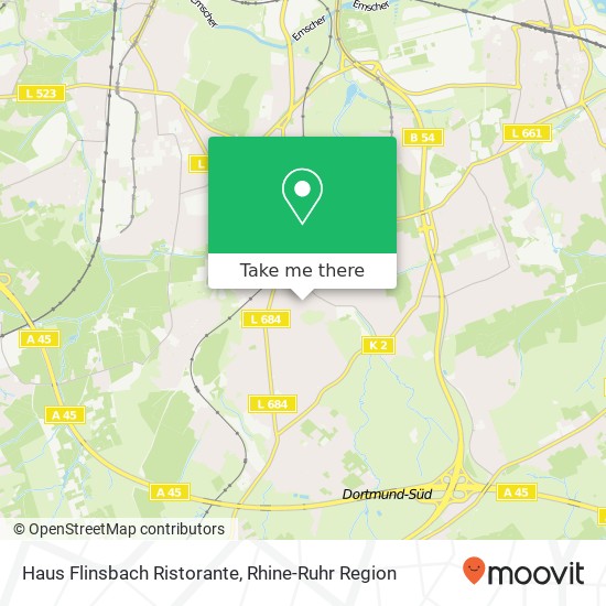 Карта Haus Flinsbach Ristorante