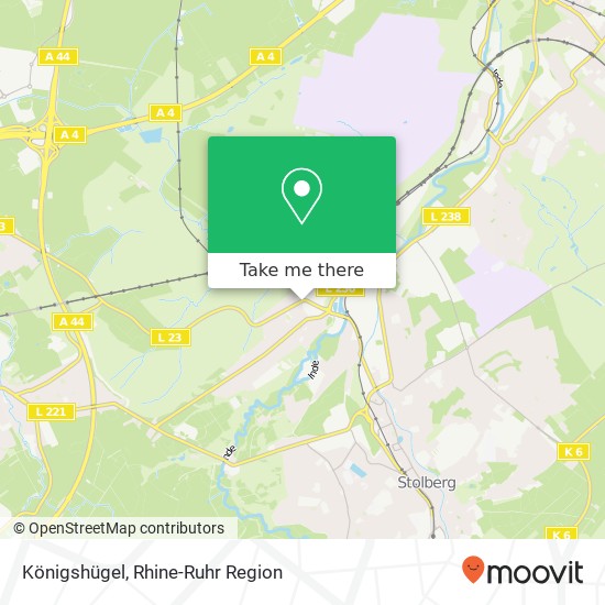 Königshügel map