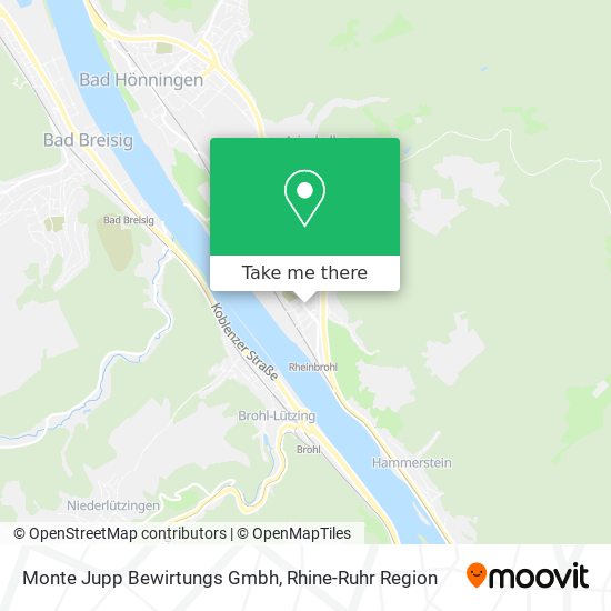 Monte Jupp Bewirtungs Gmbh map