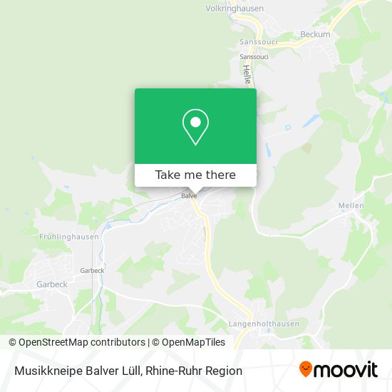 Musikkneipe Balver Lüll map