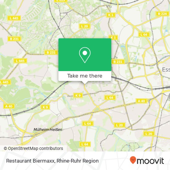 Restaurant Biermaxx map