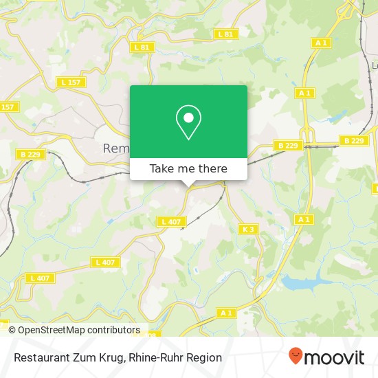 Restaurant Zum Krug map