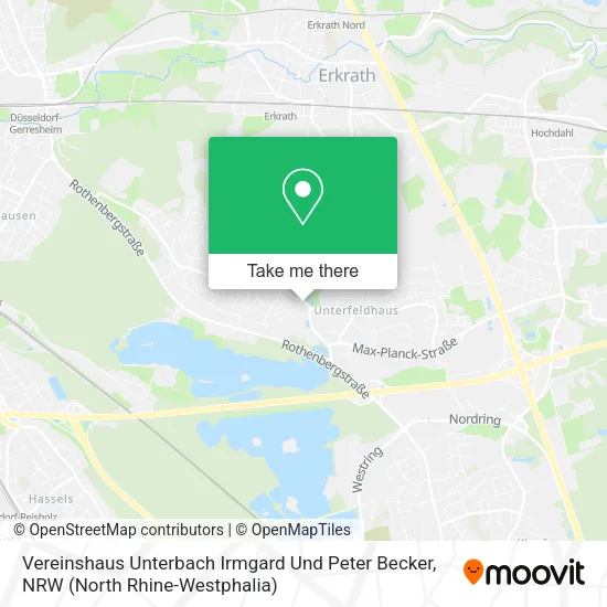 Карта Vereinshaus Unterbach Irmgard Und Peter Becker