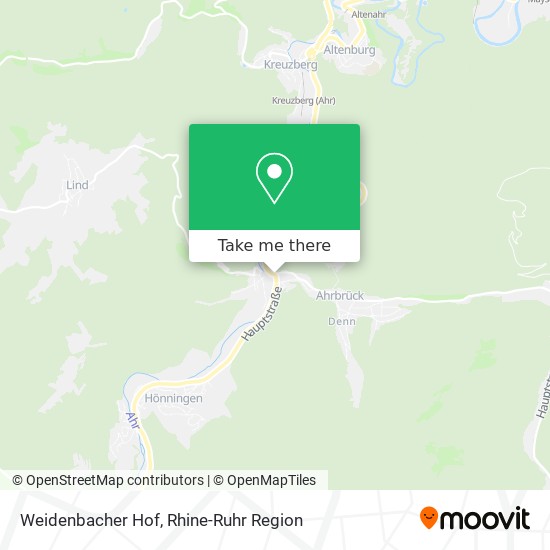 Weidenbacher Hof map