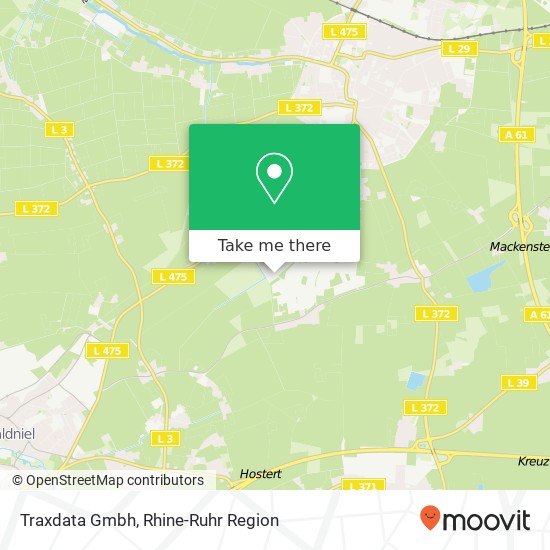 Traxdata Gmbh map