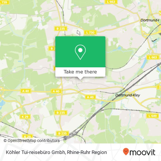 Köhler Tui-reisebüro Gmbh map