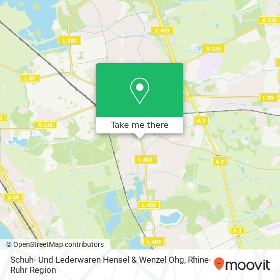 Schuh- Und Lederwaren Hensel & Wenzel Ohg map