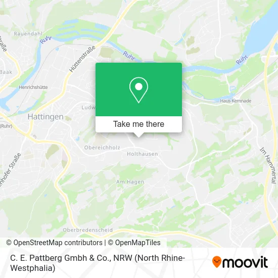 C. E. Pattberg Gmbh & Co. map