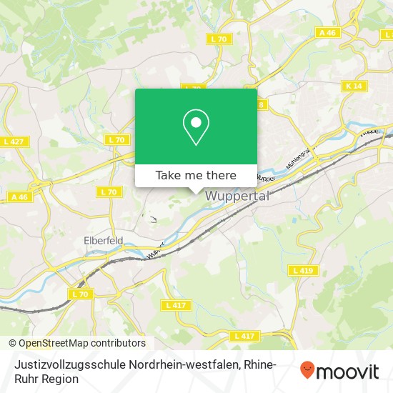 Justizvollzugsschule Nordrhein-westfalen map