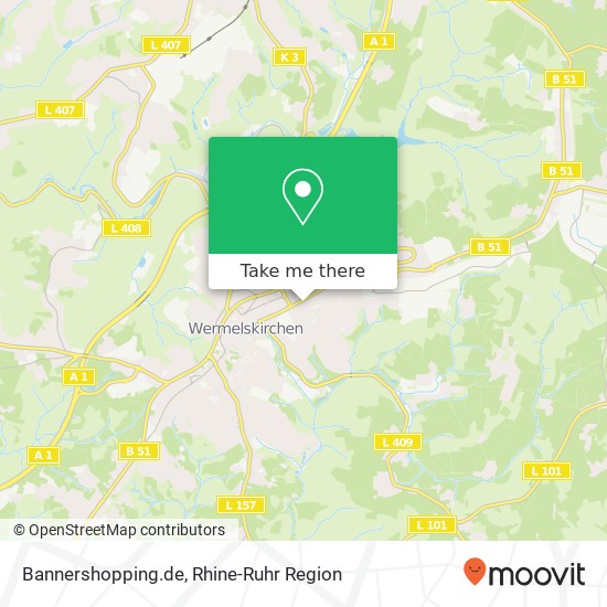 Карта Bannershopping.de