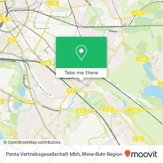 Penta Vertriebsgesellschaft Mbh map