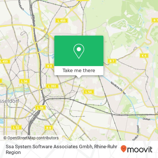 Ssa System Software Associates Gmbh map