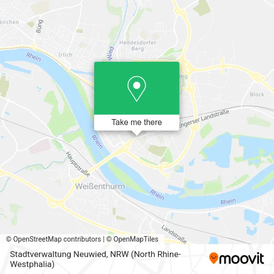 Карта Stadtverwaltung Neuwied
