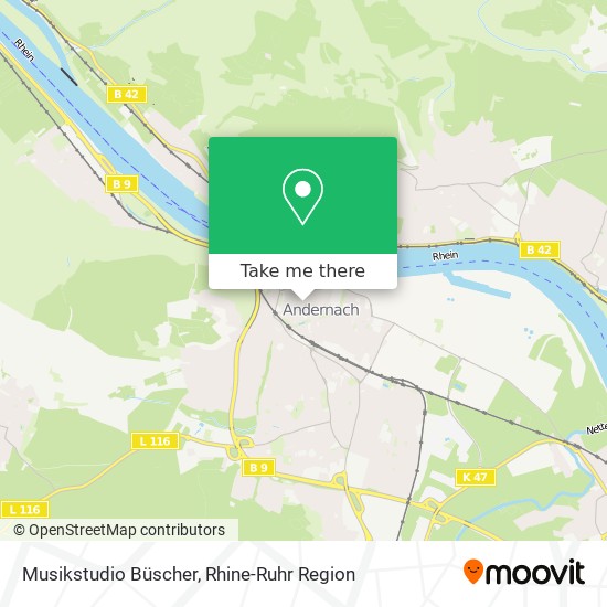 Musikstudio Büscher map
