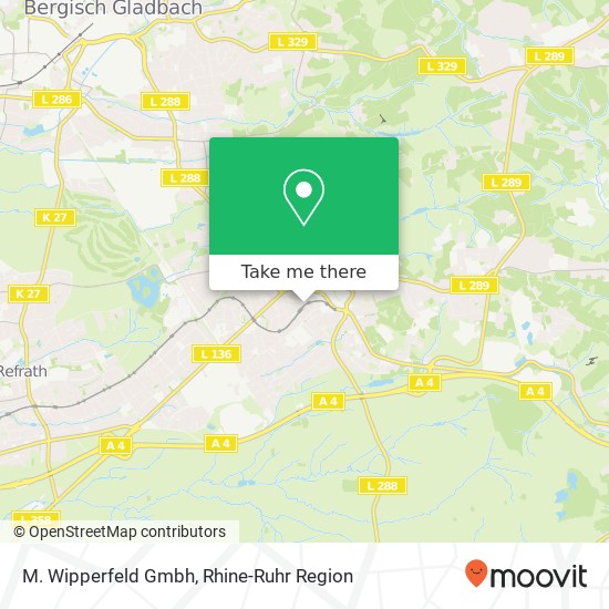 M. Wipperfeld Gmbh map