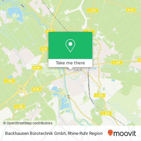 Backhausen Bürotechnik Gmbh map