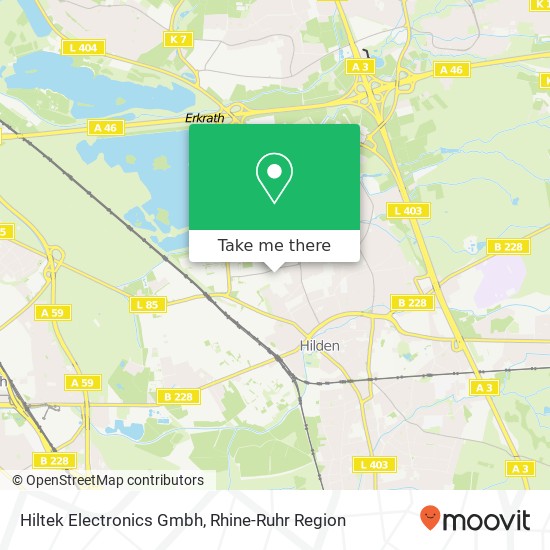 Hiltek Electronics Gmbh map