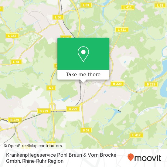 Krankenpflegeservice Pohl Braun & Vom Brocke Gmbh map