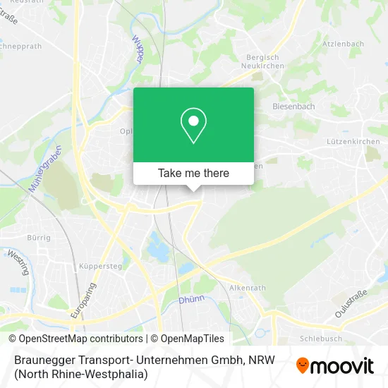 Карта Braunegger Transport- Unternehmen Gmbh