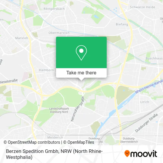 Berzen Spedition Gmbh map