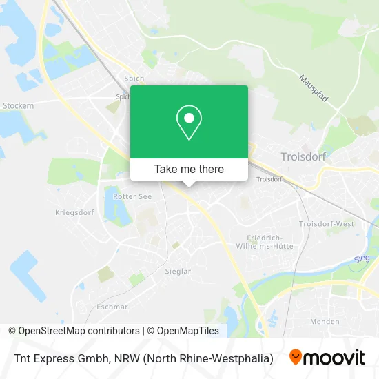 Карта Tnt Express Gmbh