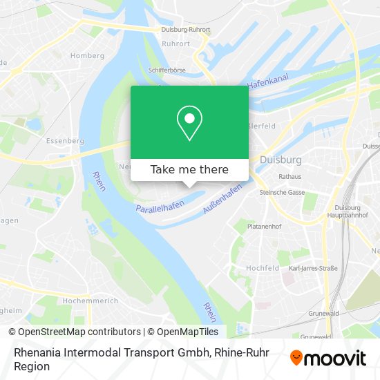 Rhenania Intermodal Transport Gmbh map