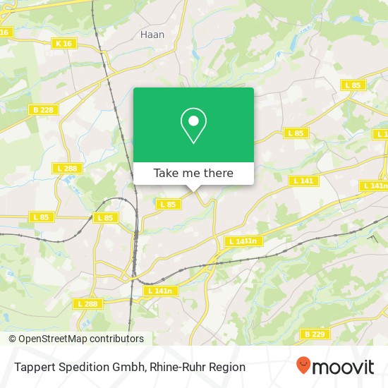 Tappert Spedition Gmbh map