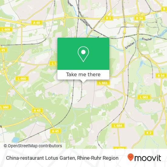 China-restaurant Lotus Garten map