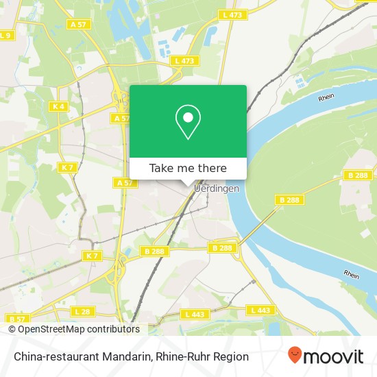 China-restaurant Mandarin map