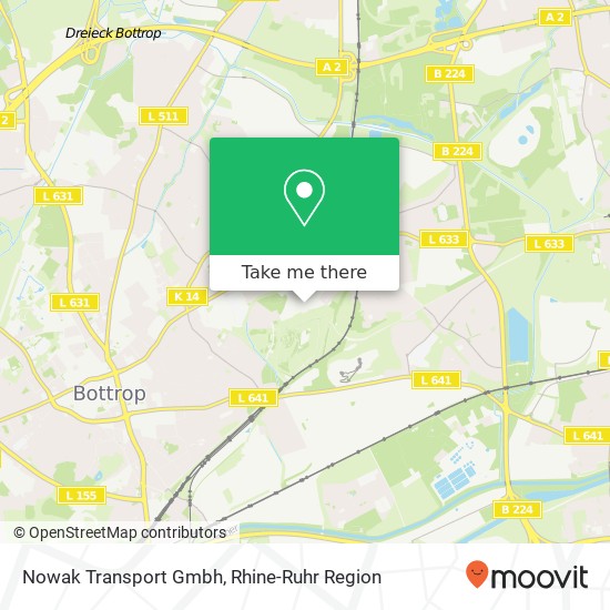 Nowak Transport Gmbh map