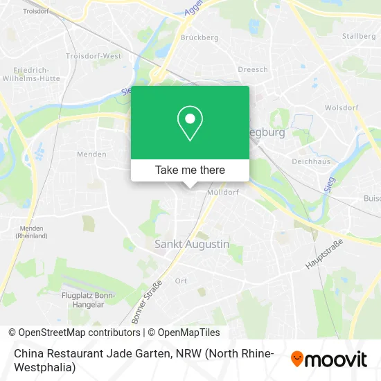 China Restaurant Jade Garten map