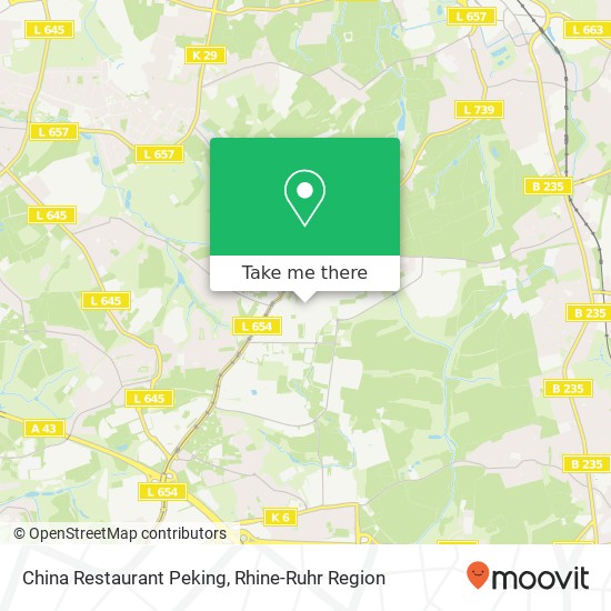 China Restaurant Peking map