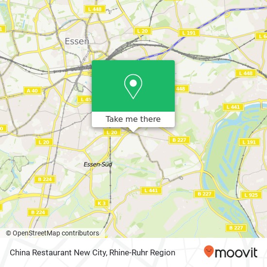 China Restaurant New City map