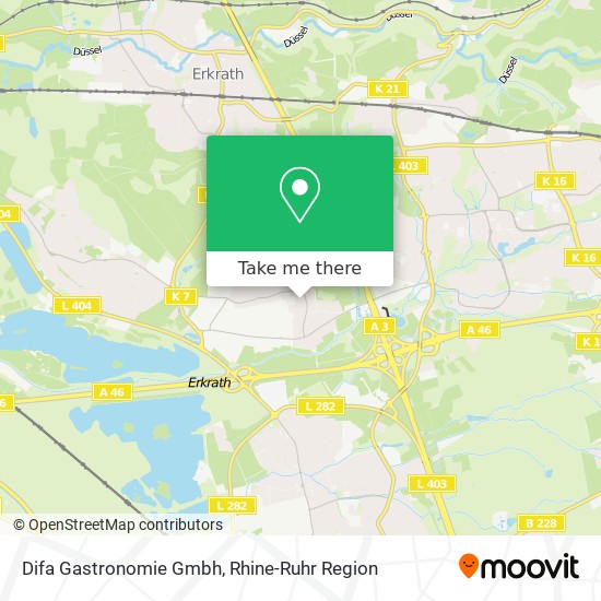 Difa Gastronomie Gmbh map