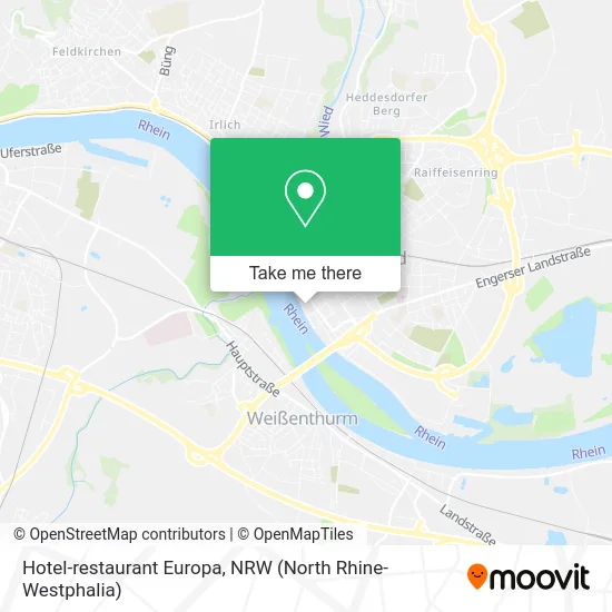 Hotel-restaurant Europa map