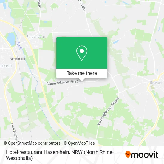 Hotel-restaurant Hasen-hein map